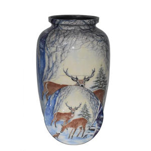 Urna de cremación de aluminio al por mayor para cenizas humanas Urnas de cremación funeraria grandes de metal para adultos y mascotas Cenizas y proveedor de cremación - Product Image 5