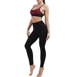 Women Yoga Set Stretch Workout Apparel Custom Yoga Set Performance Sportswear Factory Yoga Set Exercise Clothing - Product Image 2