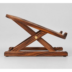 Support pour ordinateur portable pliable en bois de Sheesham, en forme de X, vente en gros |   Fabriqué à la main à Moradabad - Product Image 5