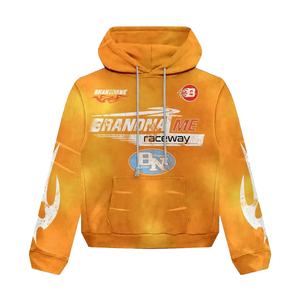 Men's 100% Cotton Custom Logo Blank Drop Shoulder Oversize Pullover Heavyweight Fleece Winter Windproof Eco-Friendly Hoodie - Product Image 3