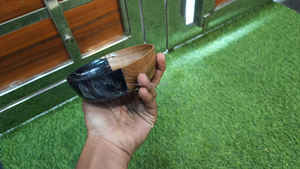 Venta al por mayor, último diseño, estilo Ángel, madera de acacia, resina, impermeable, modelo pintado a mano, cuenco para servir, fábrica directa para frutas - Product Image 3