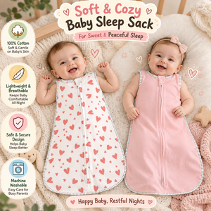 Saco de Dormir para Bebé 100% Algodón |   Manta Doble Capa para Usar como Ropa |   Saco de Dormir Suave y Transpirable para Niños |   Ropa de Cama Portátil para Bebés Recién Nacidos - Product Image 2
