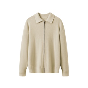 Suéter Cárdigan de Punto Unisex, Fabricante de Prendas de Punto, Logotipo Personalizado, Suéter de Punto de Algodón de Alta Calidad para Hombre, Antiarrugas 2026 - Product Image 4