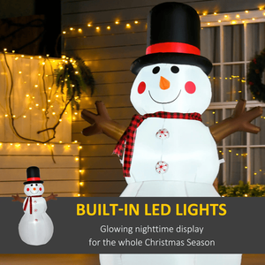 6ft Outdoor Christmas <b>Inflatables</b> Festive Snowman Holiday Yard Decorations - Product Image 6