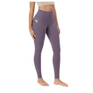 Leggings Deportivos de Cintura Alta Sin Costuras para Mujer, Pantalones de Yoga Elásticos para Gimnasio, Entrenamiento, Running, Ropa Deportiva Activa con Bolsillo Lateral - Product Image 4