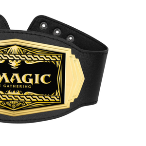 Ceinture de championnat Magic The Gathering personnalisée, ceinture sportive haut de gamme avec texte personnalisé, idéale pour les tournois et les collectionneurs - Product Image 3