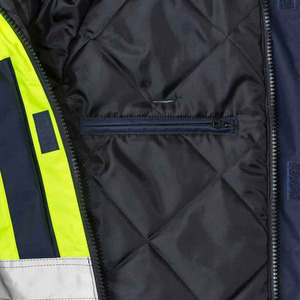 Chaqueta de Seguridad de Alta Visibilidad Cómoda y Económica con Logotipo Personalizado, Chaqueta de Seguridad para Hombre - Product Image 3