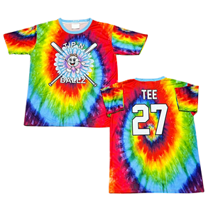 เสื้อผ้าฝึกซ้อมแขนสั้นพิมพ์ลายแบบซับลิเมชั่นตามสั่งขายส่ง พิมพ์ชื่อและหมายเลข ผ้าโพลีเอสเตอร์ 100% ระบายอากาศได้ดี ไซส์ใหญ่ แห้งเร็ว - Product Image 1