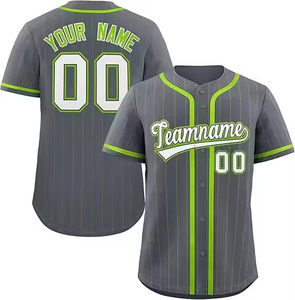 Camiseta de Béisbol para Hombre, Diseño 2026, Precio Económico, Color Sólido, Talla Personalizada, Sublimación - Product Image 6