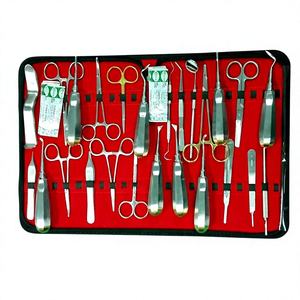 Juego de 37 Instrumentos Quirúrgicos Dentales Básicos de Acero Inoxidable, Kit de Herramientas Manuales con Certificación CE Clase I, Estuche Ergonómico Plateado con Diseño Estriado - Product Image 2