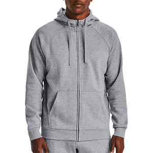 Veste à capuche zippée pour homme en tissu polaire chaud, essentielle pour l'automne et l'hiver - Product Image 1