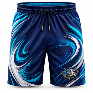 Pantalones Cortos de Fútbol de Venta Caliente, Ligeros, de Microfibra de Poliéster, Transpirables, con Gestión de la Humedad, Tejido Atlético Elástico en Cuatro Direcciones - Product Image 1