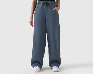 กางเกงวอร์มทรงหลวมขนาดใหญ่พิเศษสำหรับผู้ชาย แบบสั่งทำขายส่ง OEM  ทรงหลวม ขากว้าง ไม่มีลาย - Product Image 3