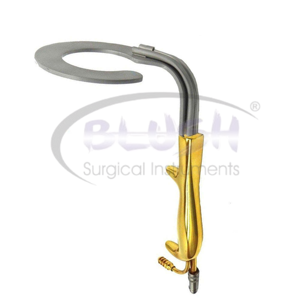C Circular Breast Retractor Stainless Steel Manual Insulated Surgical Instrument with Fiber Optic Technology By <b>Blush</b> Surgical - Product Image 4