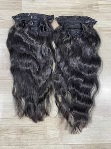 CLIPIN CHEVEUX CRUS SANS SEAMLESS CHEVEUX VIETNAMIENS Trame de Cheveux Humains Vierges Vague de Corps Vague d'Eau Naturelle Styles de Vague pour FEMMES NOIRES - Product Image 3