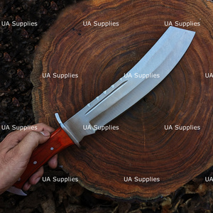 Couteau de chasse RAM BO IV style personnage de film, en acier au carbone, à pointe clip, manche en bois, lame non réglable de 17 pouces, objet de collection, DIY, OEM - Product Image 3