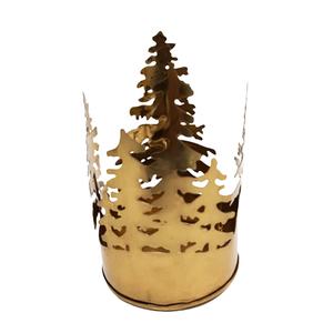 Accessoires de décoration pour la maison, support votif de luxe en métal de forme ovale, Texture noir mat, finition en poudre, livraison gratuite - Product Image 3