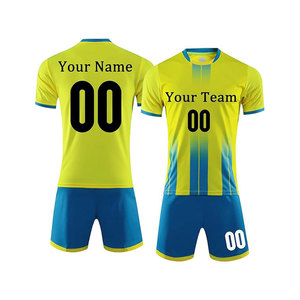 Uniforme de Fútbol Personalizable - 100% Poliéster de Secado Rápido y Transpirable, Manga Corta, Personalizado con Nombres de Equipo/Jugador, Logotipo, Posiciones, para Adultos - Product Image 1