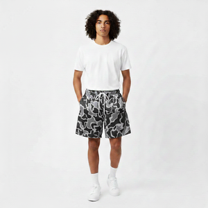 Custom Workout Men High Quality Full Print Elastic Waist Sublimation Baseball Lightweight Mesh Shorts Double <b>Layer</b> - Product Image 1