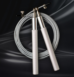 Cuerda de Saltar con Peso de Alta Calidad, Diseño Nuevo, Venta Caliente, Mango de Aluminio, Cable de Acero, para Yoga - Product Image 6