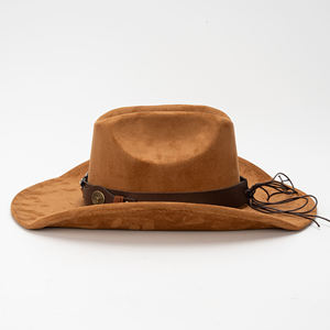 New Design Fedora <b>Hat</b> Wholesale Cowboy <b>Hats</b> Party Wedding White Wool <b>Felt</b> Wide Brim Men's Cowboy <b>Hats</b> for <b>Women</b> - Product Image 2