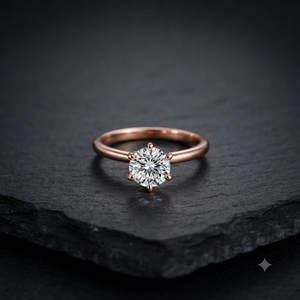 Moissanite Engagement <b>Ring</b> Moissanite <b>Ring</b> Sterling Silver Wedding Jewelry Trendy Best <b>Friend</b> Gift - Product Image 2