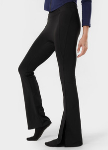 High Waist Full Length <b>Flared</b> Leg Yoga <b>Leggings</b> Seamless Spandex Nylon Women Pants - Product Image 4