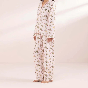 Service OEM 2026 – Ensemble pyjama deux pièces pour femme, taille élastique, avec logo frontal, idéal pour l'été – Qualité supérieure à prix abordable - Product Image 2
