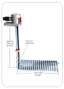 Calentador Eléctrico de Fluoropolímero PTFE, Resistente a Químicos, Elemento Calefactor de Alta Temperatura - Product Image 4