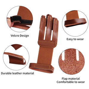 Guante de tiro con arco avanzado para arco recurvo, con articulaciones flexibles para una mejor sensibilidad y control sobre el lanzamiento de la cuerda - Product Image 4