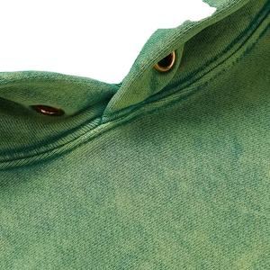 Ensemble de survêtements zippés personnalisés avec patch de détresse et sweat à capuche et pantalon de survêtement délavés à l'acide survêtement évasé pour hommes et femmes 2026 - Product Image 3