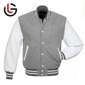 Hot Selling Men's Plus Size Embroidered Windproof Varsity Baseball Jackets Custom Stand Collar Autumn Coats Wholesale College - Product Image 2