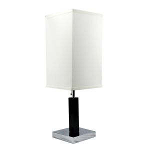Lampada da Tavolo Quadrata in Legno Marrone 26"H 1pz/Ctn 0.92/5.55" - Product Image 5