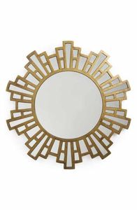 Espejo de Pared con Marco Metálico Art Deco, Rectangular, Decorativo, Pieza Decorativa para el Hogar - Product Image 2