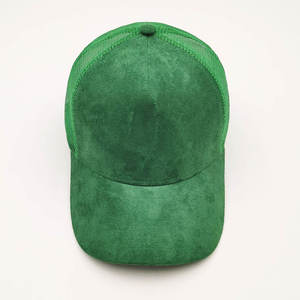 New 5 Panel Solid Embroidery Baseball Cap Women Men Snapback Cap Adjustable Suede Mesh Trucker Hat - Product Image 2