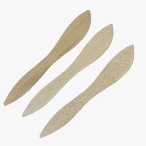 Juego de Cuchillos para Queso de Madera, Moderno, Minimalista, Ecológico, con Acabado Espejo, para Bodas, para Untar Mantequilla - Product Image 1