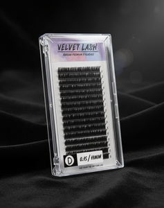 Extensions de cils en velours coréen de qualité supérieure 0.10mm LD Curl 5-20mm certifié KC PBT fait à la main pour toujours J naturel longue durée Curl mat - Product Image 1