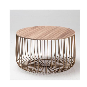 Metal Coffee <b>Table</b> Minimalist Luxury Styling Eco-Friendly Durable <b>Foldable</b> Storage for Home Living Rooms - Product Image 3