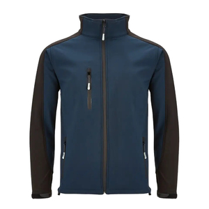 <b>Men's</b> Winter Softshell Jacket with Removable Hood Fleece Lining and Water Repellent Outdoor Reflective Soft Shell Jacket for <b>men</b> - Product Image 1