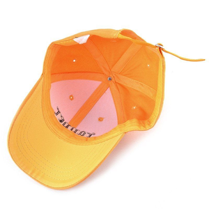 Customized <b>Plain</b> Yellow <b>Cap</b> for Men Personalized Text Classic Cotton 6 Panel Baseball <b>Cap</b> Cheap Slogan Custom Logo Hat - Product Image 2