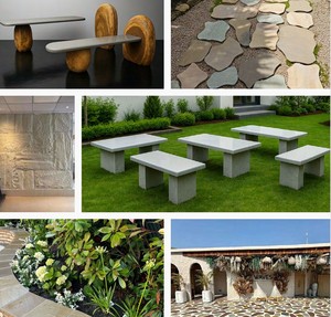 Calle blasted Cotton Granite Cobblestone Pavers for Driveway Patio Walkway Garden <b>Landscape</b> Road and Municipal Projects - Product Image 5