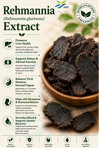Fourniture directe d'usine HGO d'extrait de Rehmannia (Rehmannia glutinosa) naturel pur (qualité alimentaire santé) spécification 10:1 - Product Image 2