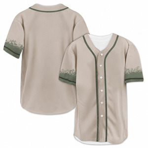 Maillot de baseball respirant à col ras du cou de qualité supérieure, séchage rapide, vente chaude, nouvelle arrivée, 100 % polyester, personnalisable, pour hommes - Product Image 4