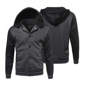 Sweat-shirt à capuche personnalisé avec logo brodé OEM, sweat-shirt épais pour homme, sweat-shirt unisexe avec couleur contrastée - Product Image 6