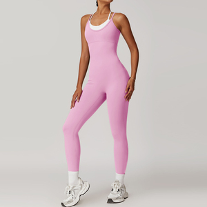 Combinaison de sport extensible pour femme, marque privée, commande en gros, respirante, fournisseur de combinaisons de sport pour femme, personnalisation de la marque - Product Image 5