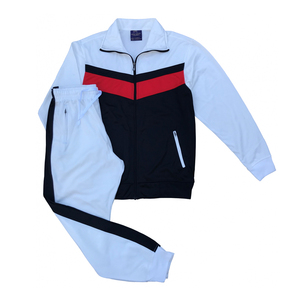 Ensemble de survêtement athlétique personnalisé pour homme, veste zippée et pantalon de jogging pour l'entraînement et le fitness - Product Image 4