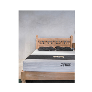 Cabecero de Cama de Madera de Teca Tallada con Diseño Floral, Nuevo, para Recámara Principal, Villa, Hotel, Resort - Product Image 3