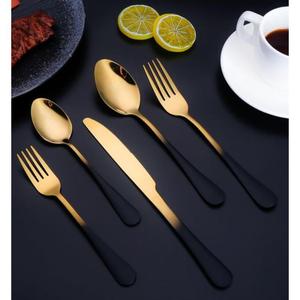 Juego de Cubiertos Clásico de Acero Inoxidable Resistente, Apto para Restaurantes, Hoteles, Buffets, Comedores Domésticos y Cocinas Comerciales - Product Image 1