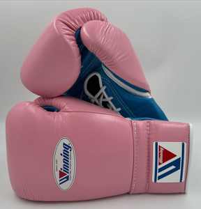 Gants de boxe professionnels personnalisés, haut de gamme, pour la compétition et le sparring, en cuir véritable, légers, à lacets. - Product Image 3