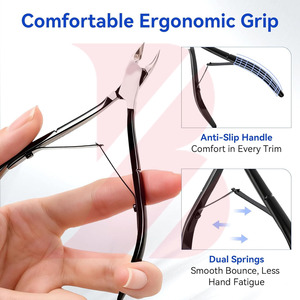 ที่ตัดเล็บมือเล็บเท้าสแตนเลสอย่างดี ขอบคม สำหรับทำเล็บมือและเล็บเท้า คุณภาพระดับร้านเสริมสวย กำจัดหนังกำพร้า - Product Image 5